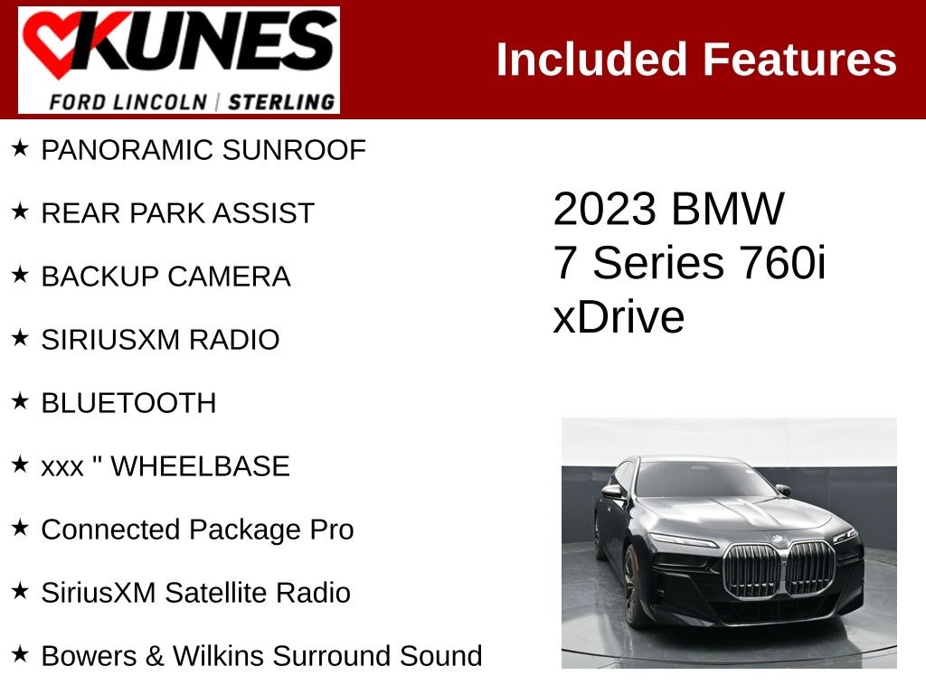 Certified 2023 BMW 760i xDrive Sedan