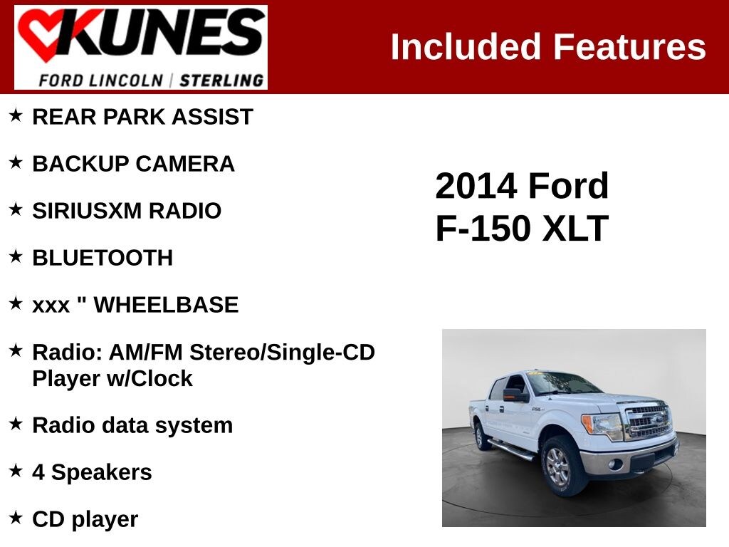 Used 2014 Ford F-150 Truck SuperCrew Cab