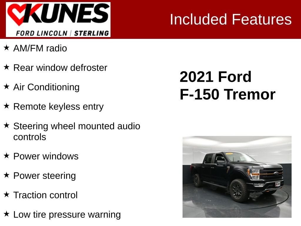 Used 2021 Ford F-150 Truck SuperCrew Cab