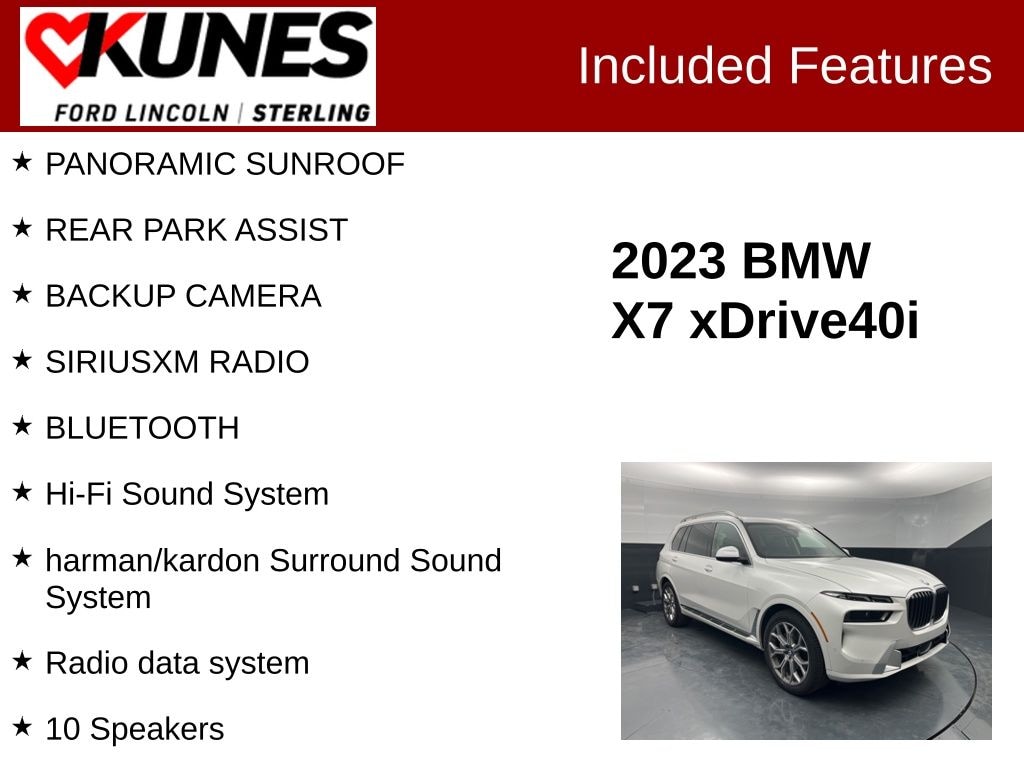 Used 2023 BMW X7 xDrive40i SUV