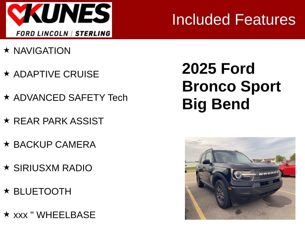 Used 2025 Ford Bronco Sport Big Bend SUV