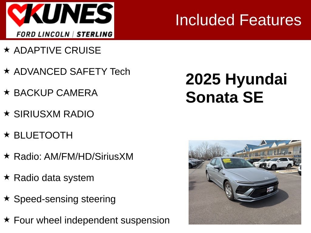 Used 2025 Hyundai Sonata SE Sedan