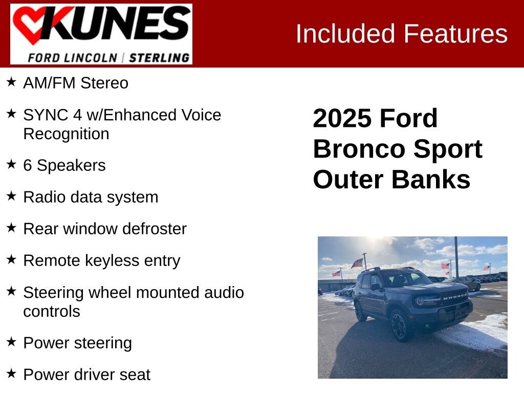 Used 2025 Ford Bronco Sport Outer Banks SUV