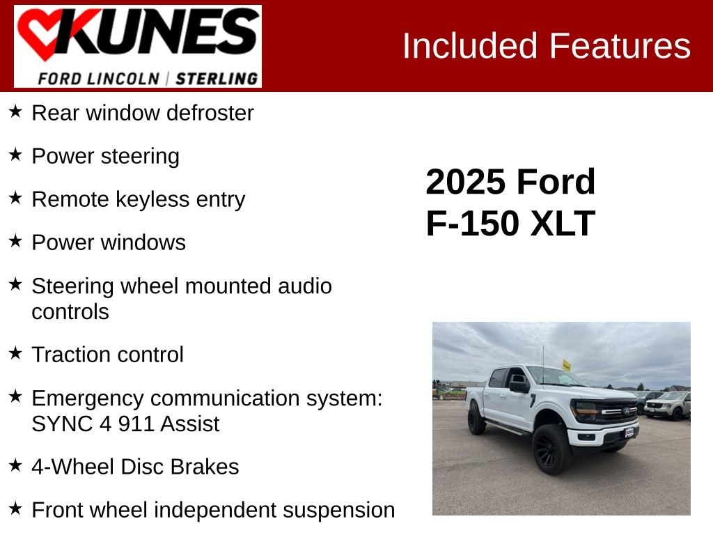 Used 2025 Ford F-150 XLT Truck SuperCrew Cab