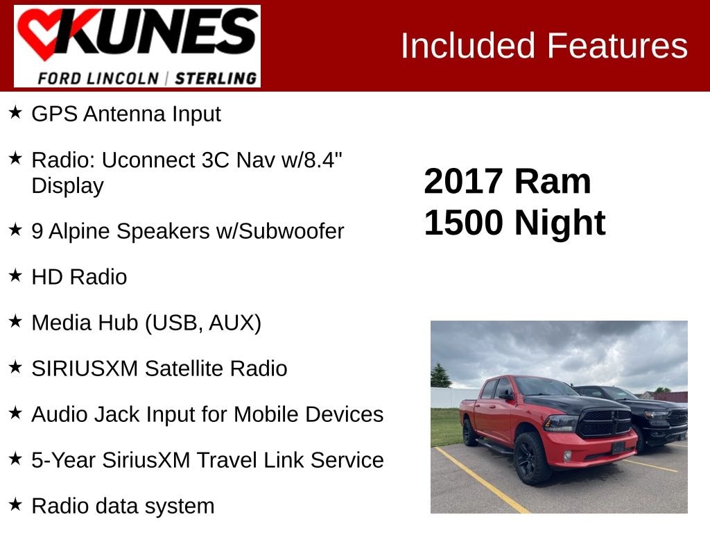 Used 2017 Ram 1500 Sport Truck Crew Cab