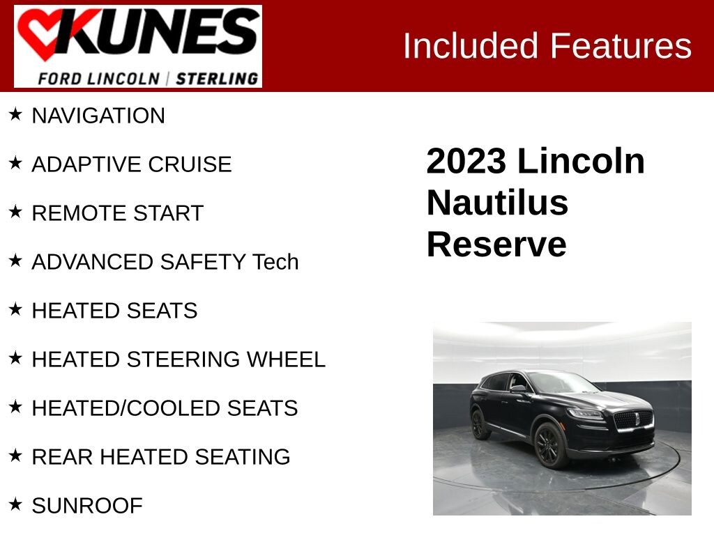 Used 2023 Lincoln Nautilus Reserve SUV