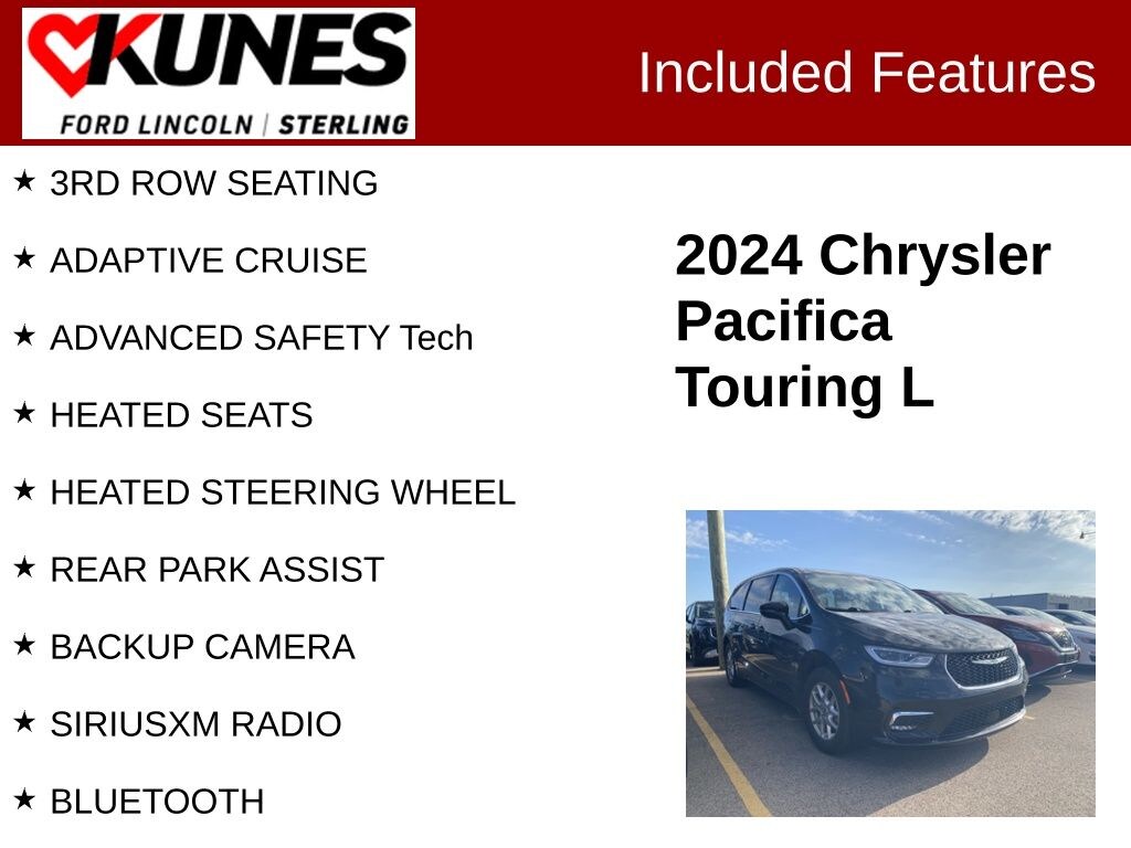 Used 2024 Chrysler Pacifica Touring L Van Passenger Van