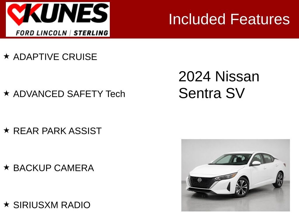 Used 2024 Nissan Sentra SV Sedan