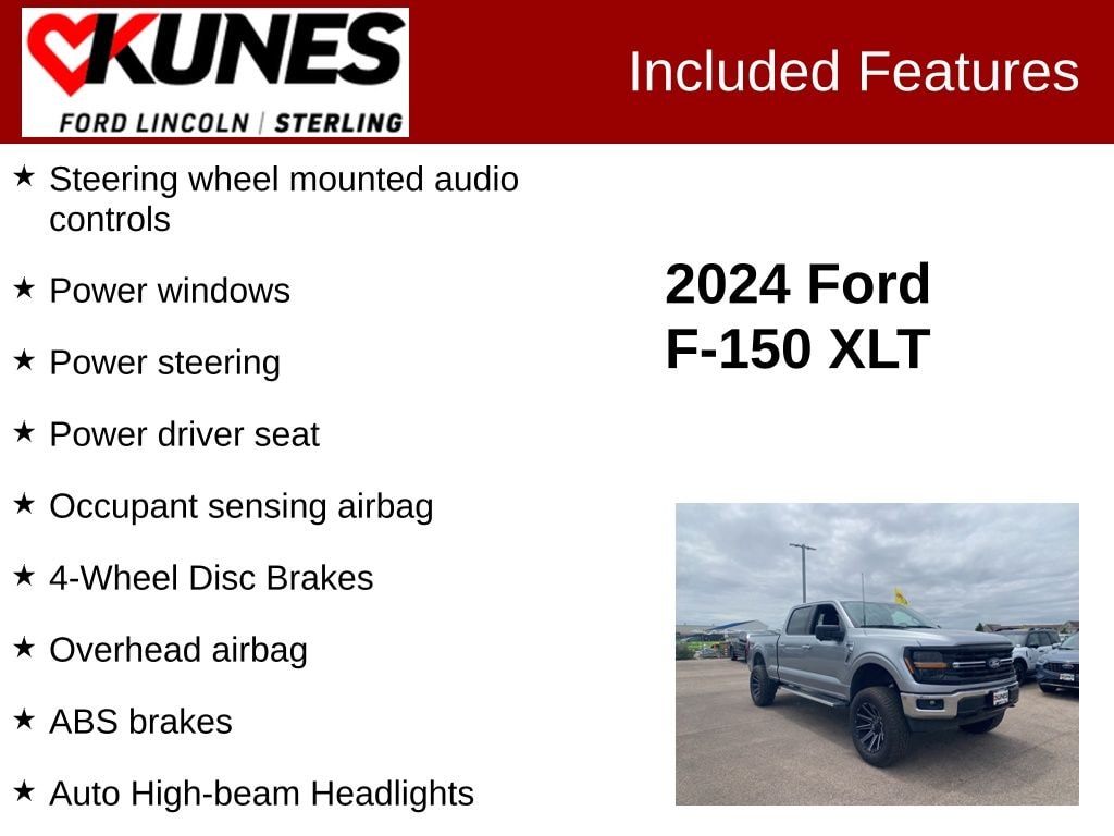 Used 2024 Ford F-150 XLT Truck SuperCrew Cab