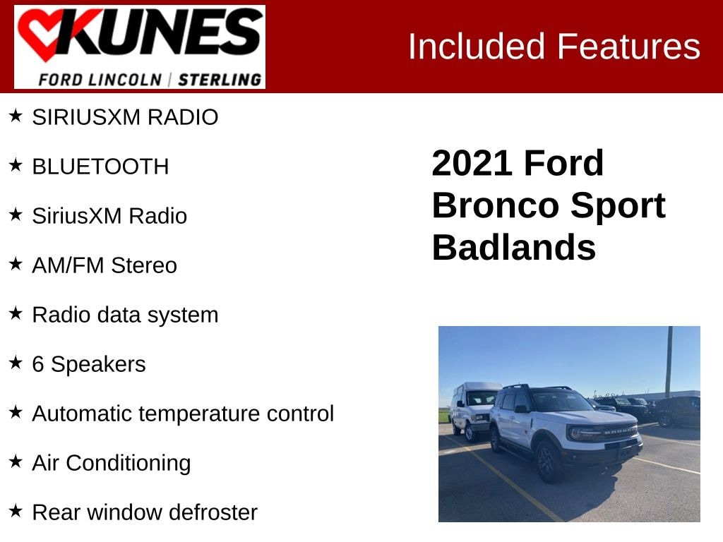 Used 2021 Ford Bronco Sport Badlands SUV