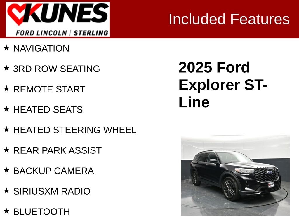 Used 2025 Ford Explorer ST-Line SUV