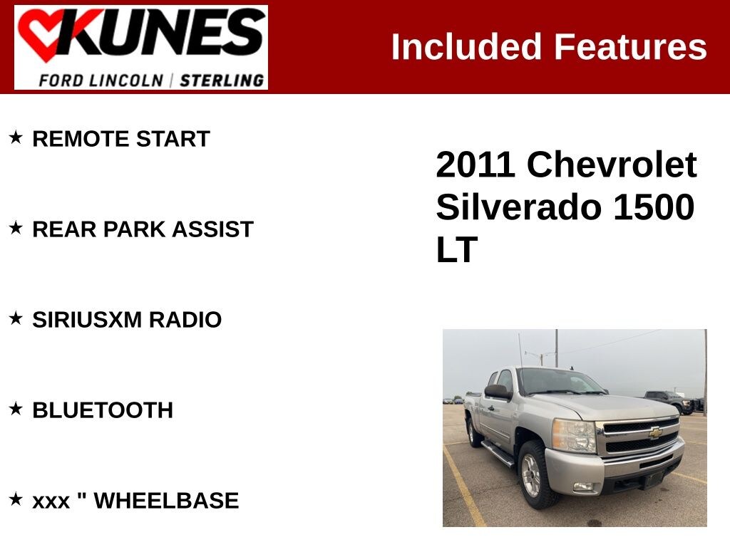 Used 2011 Chevrolet Silverado 1500 LT Truck Extended Cab