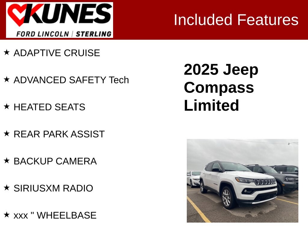 Used 2025 Jeep Compass Limited SUV