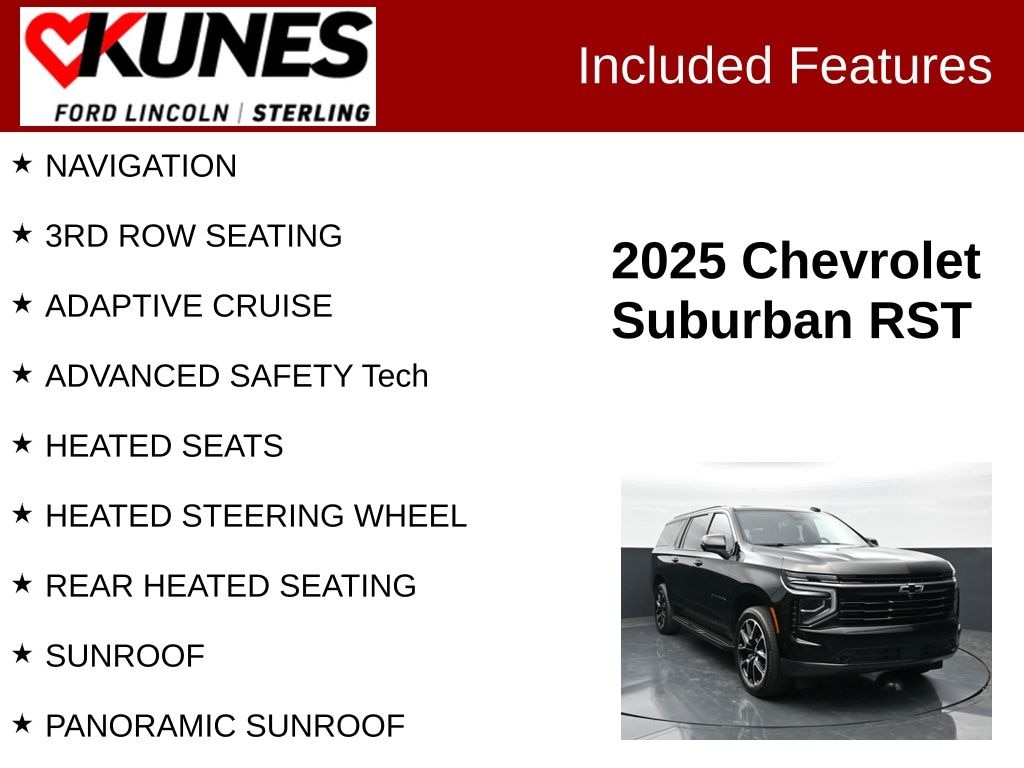 Used 2025 Chevrolet Suburban RST SUV