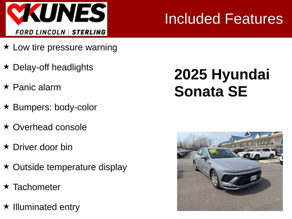 Used 2025 Hyundai Sonata SE Sedan