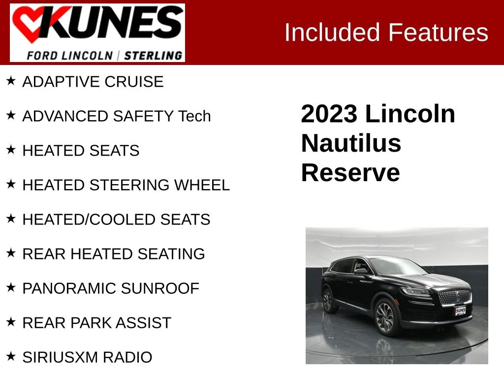 Used 2023 Lincoln Nautilus Reserve SUV