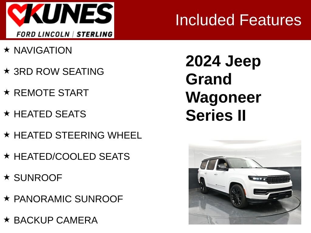 Certified 2024 Jeep Grand Wagoneer Series II SUV