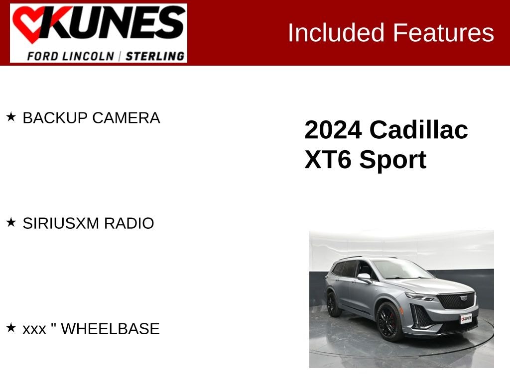 Used 2024 CADILLAC XT6 Sport SUV
