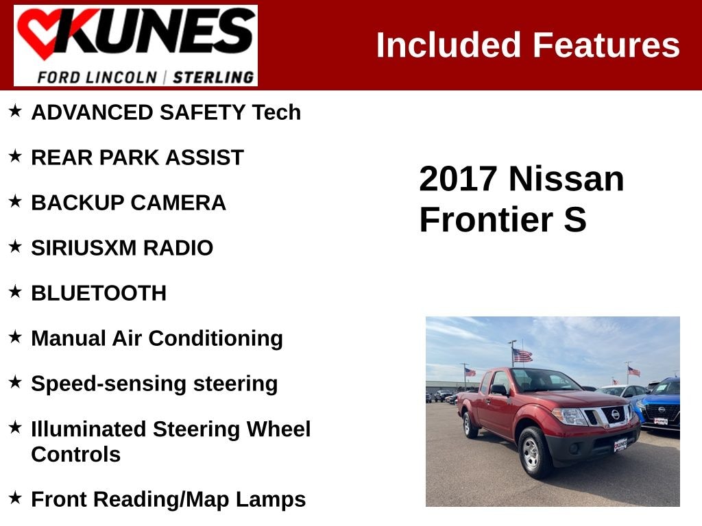Used 2017 Nissan Frontier S Truck King Cab