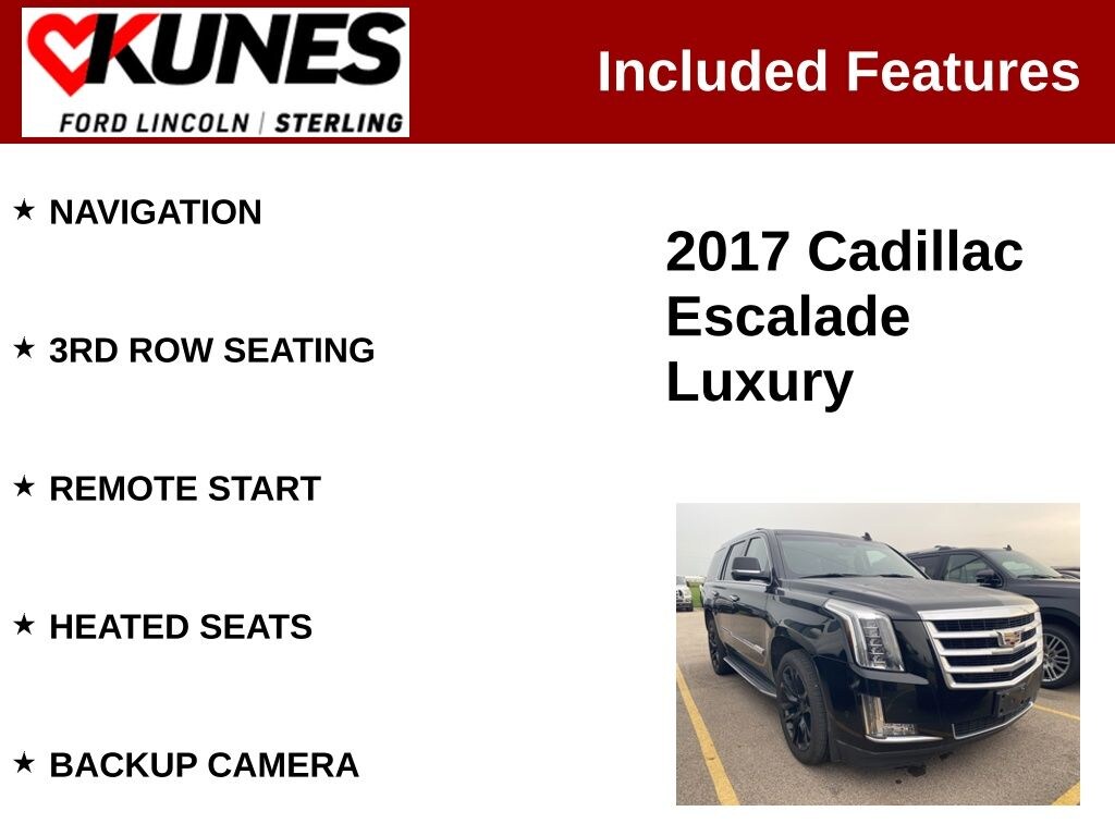 Used 2017 CADILLAC Escalade Luxury SUV