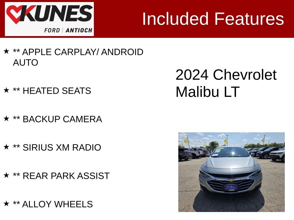 Used 2024 Chevrolet Malibu 1LT Sedan