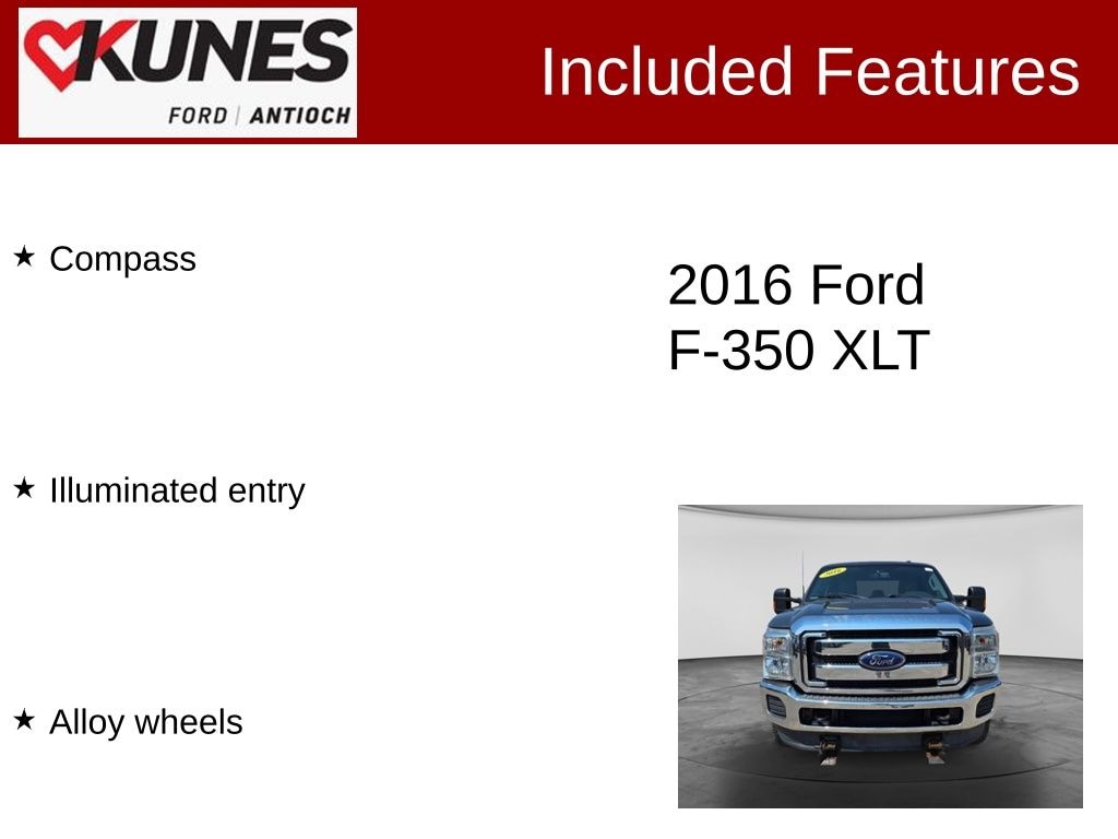 Used 2016 Ford F-350 Truck Crew Cab