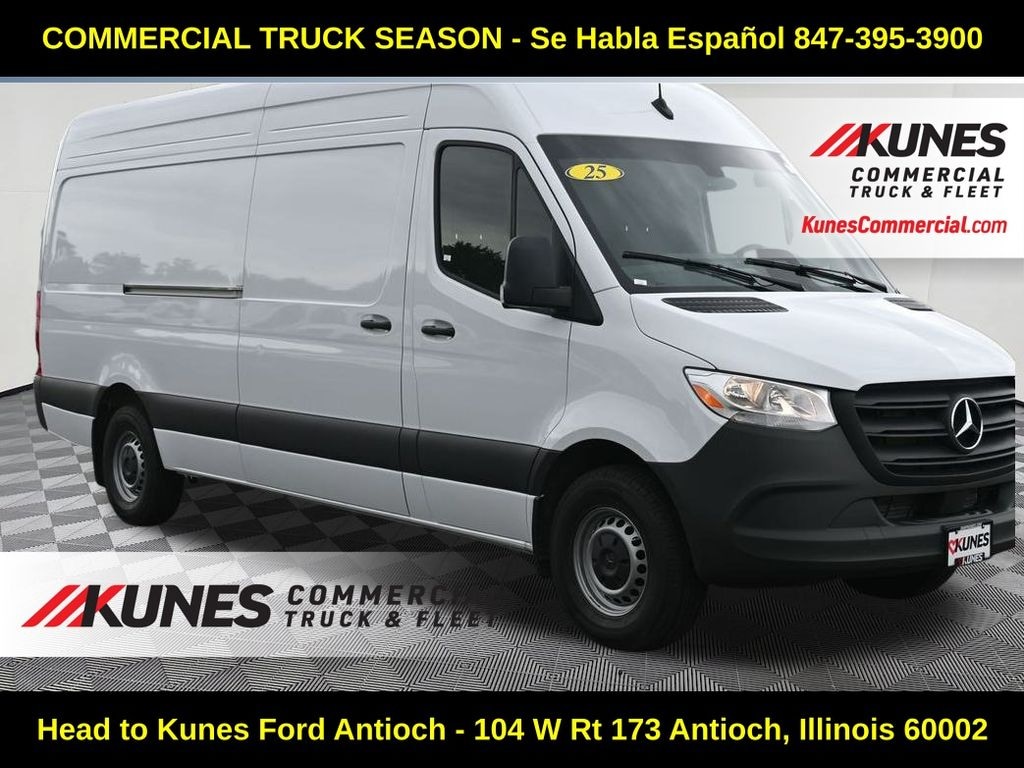 Used 2025 Mercedes-Benz Sprinter 2500 High Roof 4-Cyl Diesel Van Cargo Van