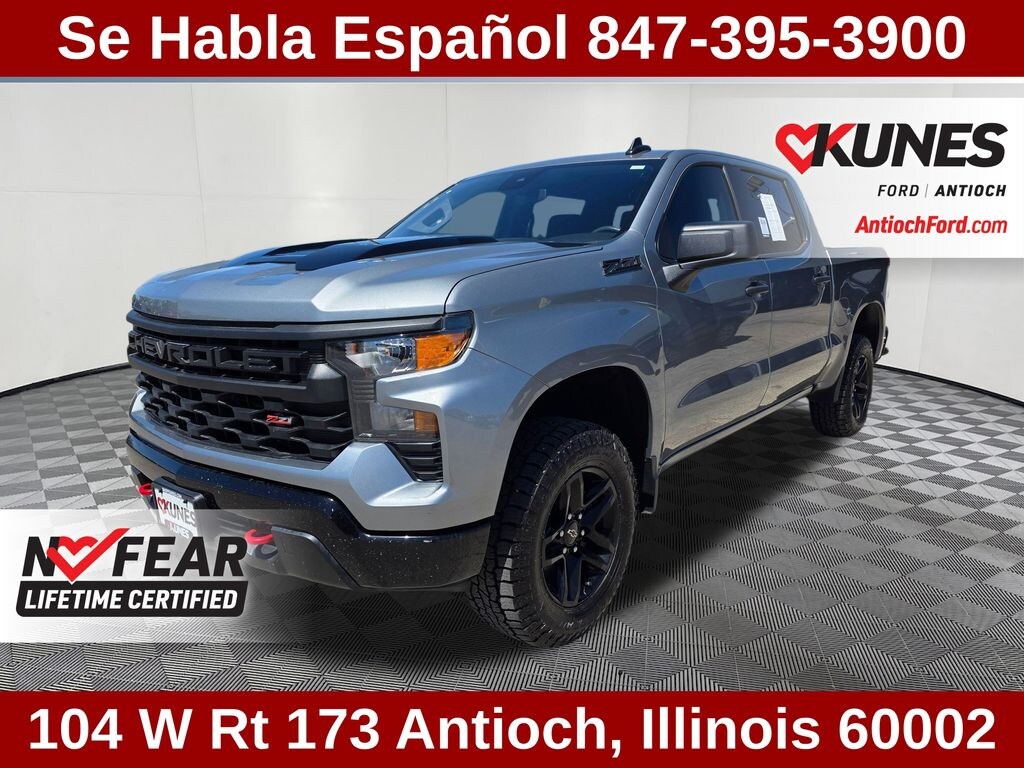 Used 2024 Chevrolet Silverado 1500 Custom Trail Boss Truck Crew Cab