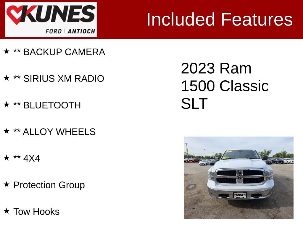 Used 2023 Ram 1500 Classic SLT Truck Crew Cab
