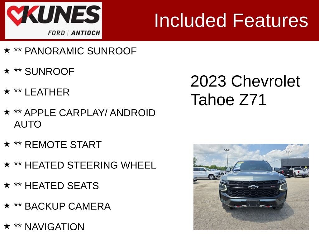 Used 2023 Chevrolet Tahoe Z71 SUV