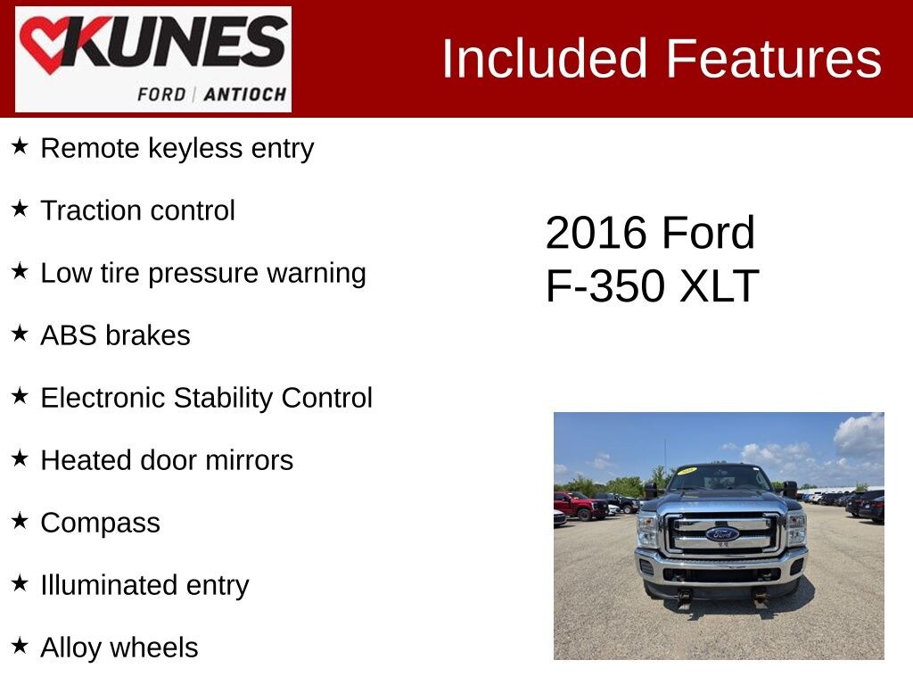 Used 2016 Ford F-350 Truck Crew Cab