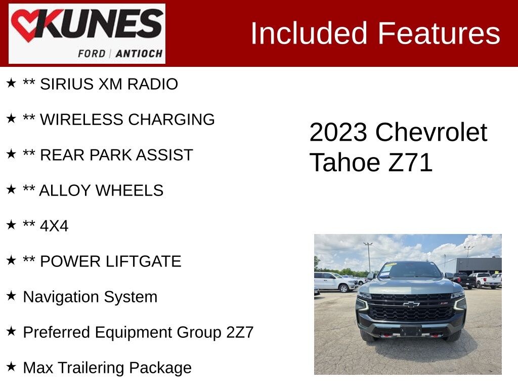 Used 2023 Chevrolet Tahoe Z71 SUV