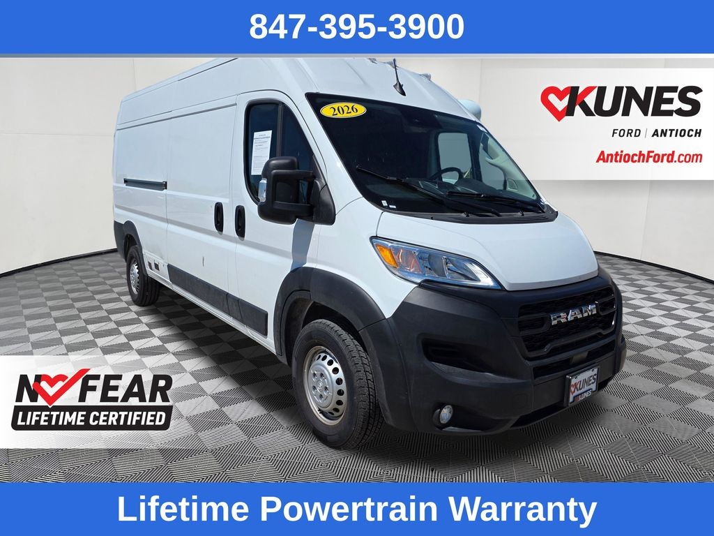 Certified 2026 Ram ProMaster 2500 High Roof Van Cargo Van