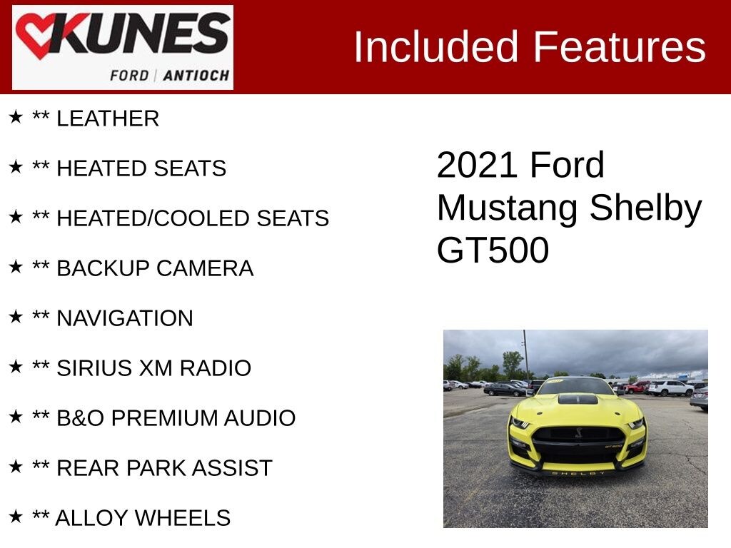 Used 2021 Ford Shelby GT500 Coupe