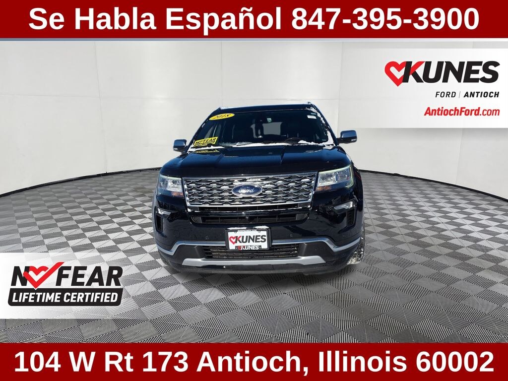 Certified 2018 Ford Explorer Platinum SUV