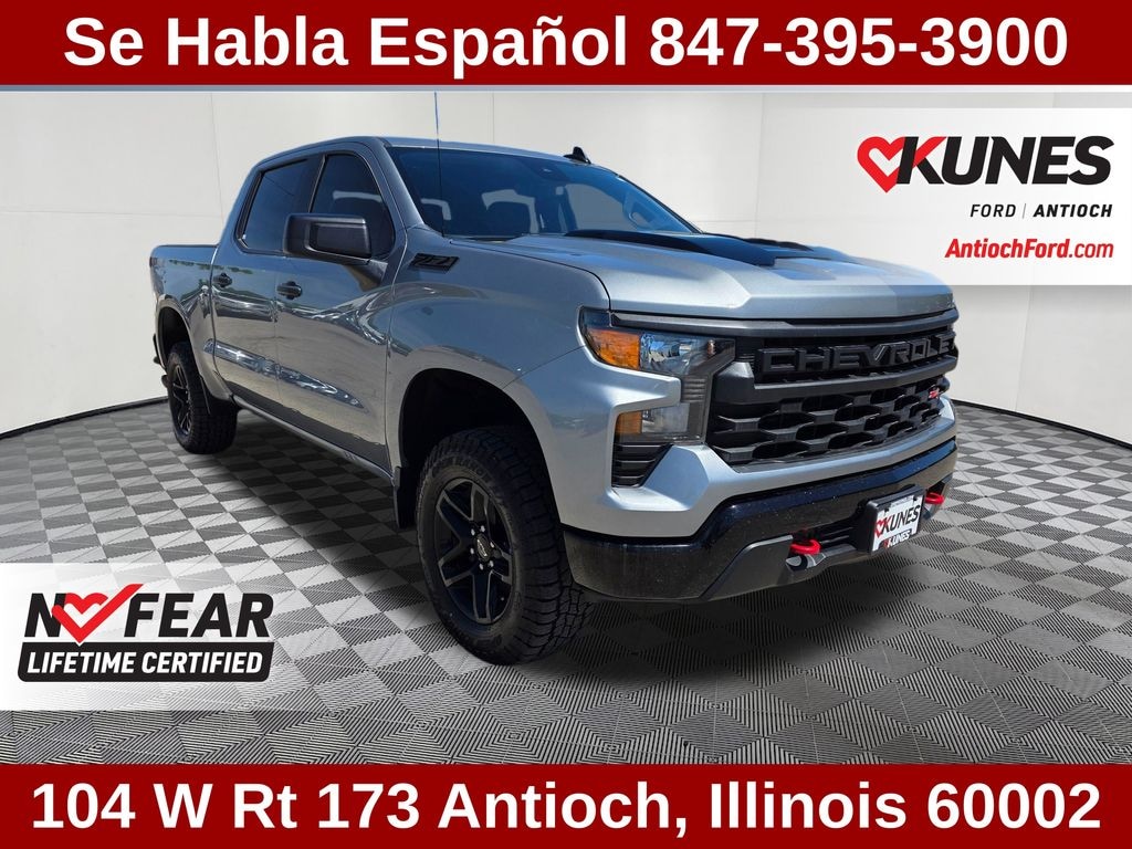 Used 2024 Chevrolet Silverado 1500 Custom Trail Boss Truck Crew Cab