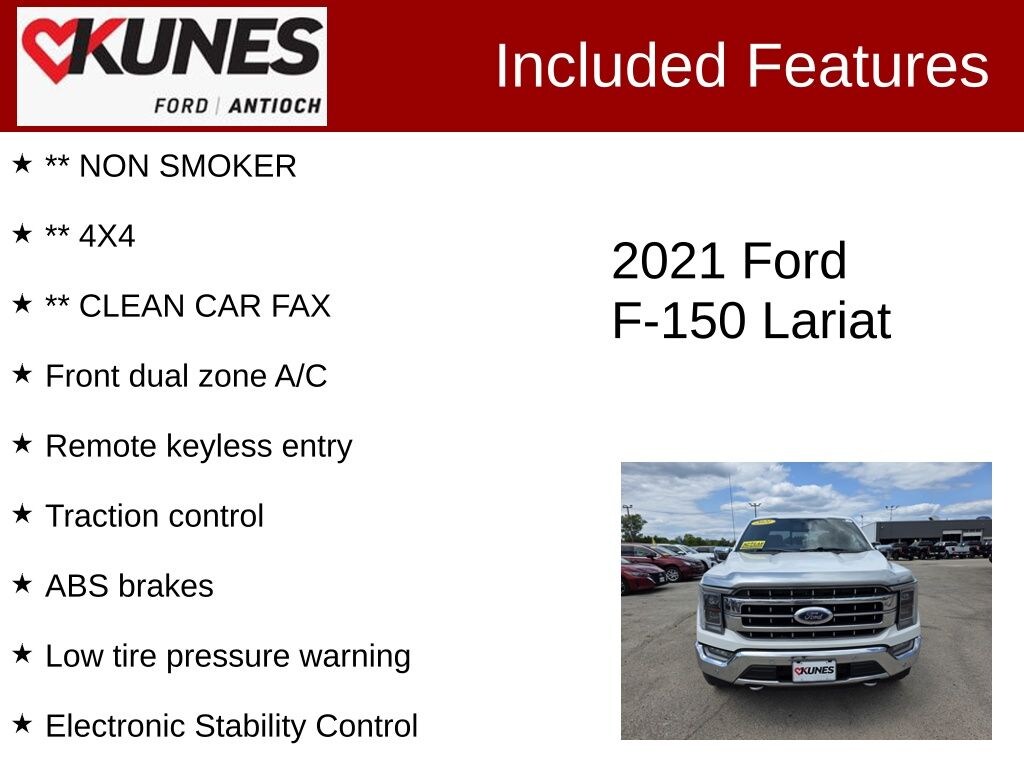 Used 2021 Ford F-150 Truck SuperCrew Cab