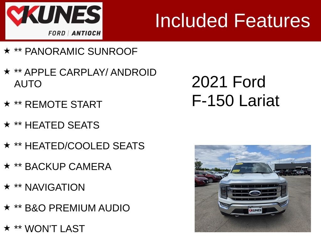 Used 2021 Ford F-150 Truck SuperCrew Cab