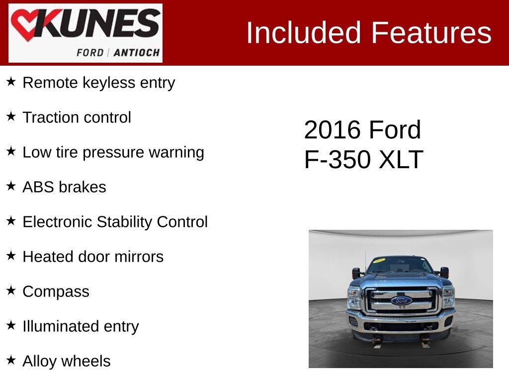 Used 2016 Ford F-350 Truck Crew Cab