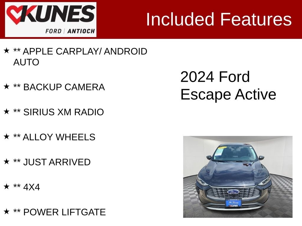 Used 2024 Ford Escape Active SUV