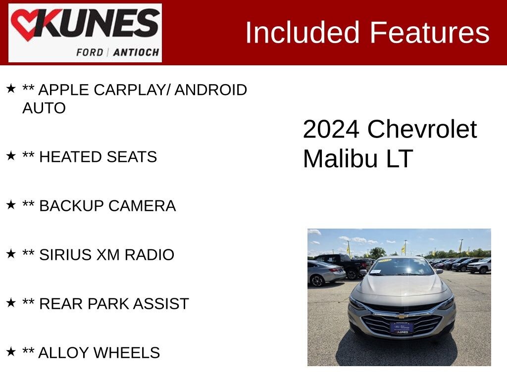 Used 2024 Chevrolet Malibu 1LT Sedan