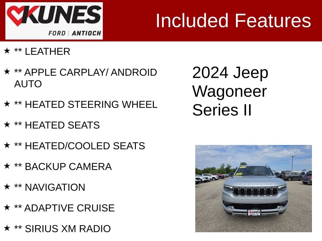 Used 2024 Jeep Wagoneer Series II SUV