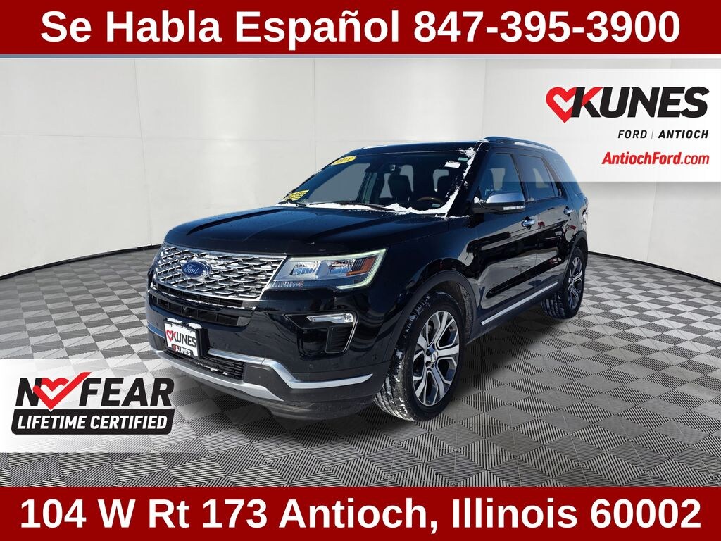 Certified 2018 Ford Explorer Platinum SUV