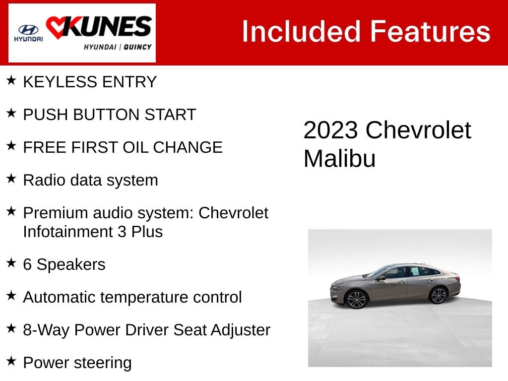Used 2023 Chevrolet Malibu 1LT Sedan