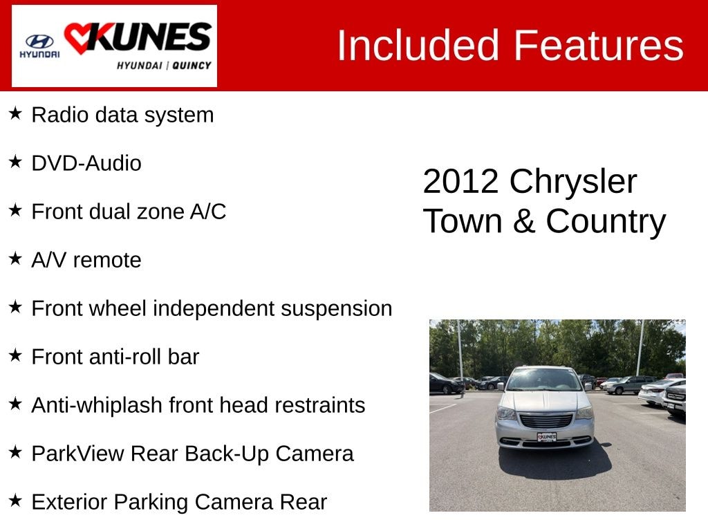 Used 2012 Chrysler Town & Country Touring Van LWB Passenger Van