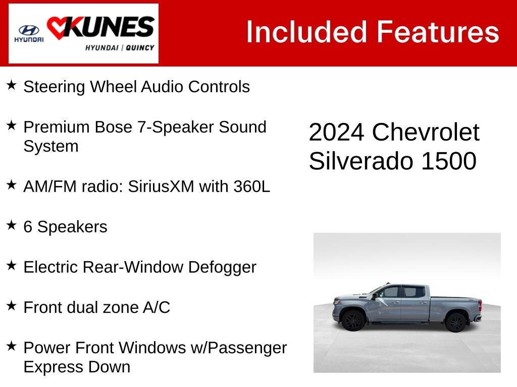 Used 2024 Chevrolet Silverado 1500 RST Truck Crew Cab