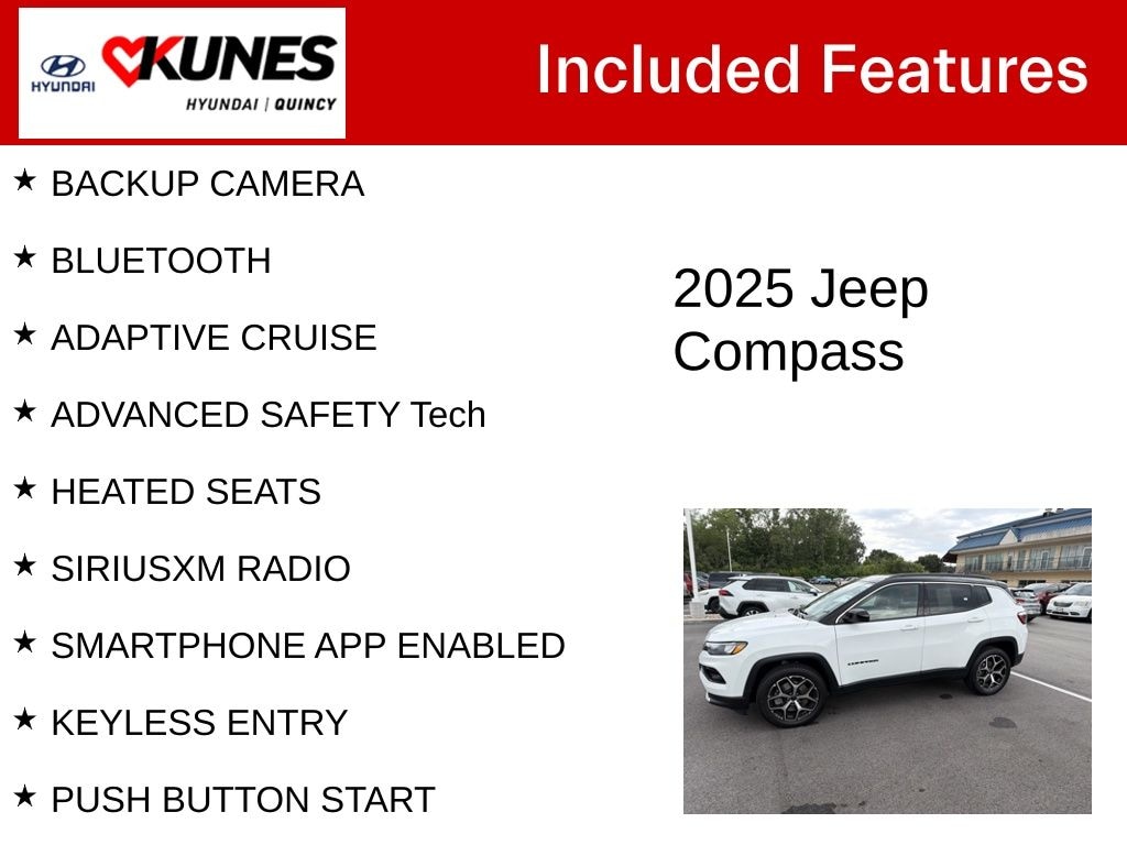 Used 2025 Jeep Compass Limited SUV