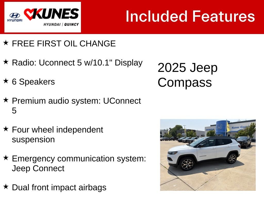 Used 2025 Jeep Compass Limited SUV