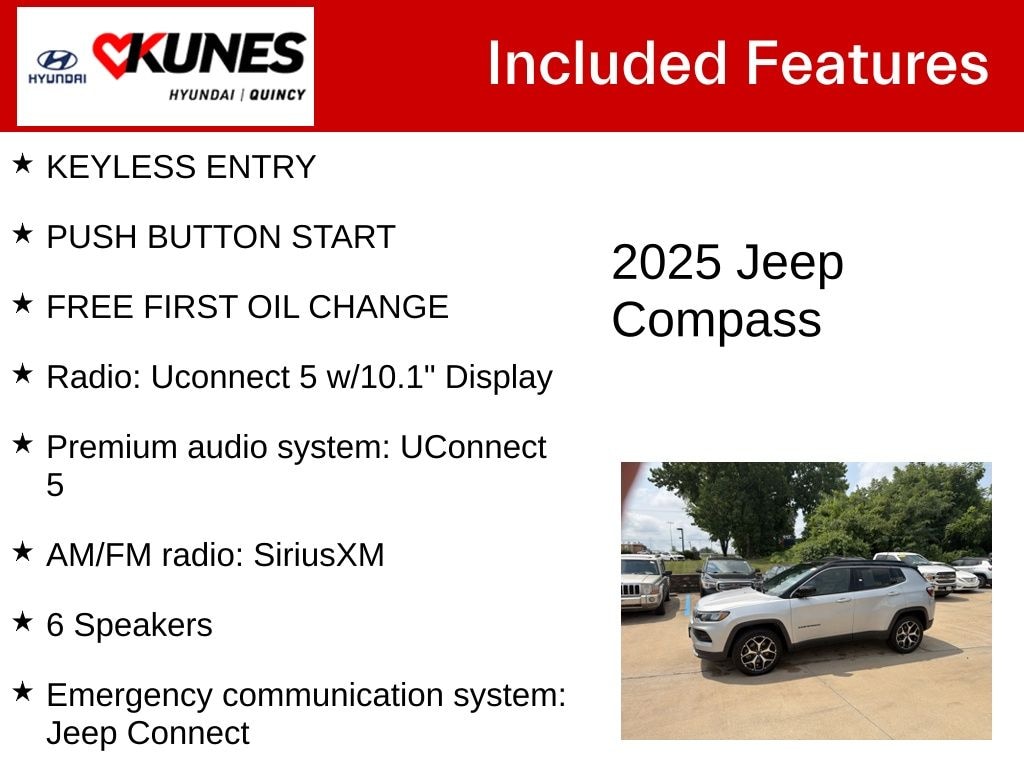 Used 2025 Jeep Compass Limited SUV