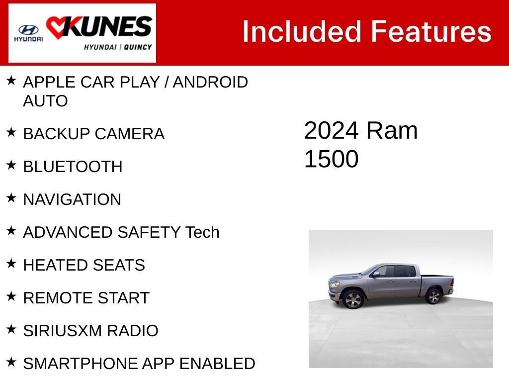 Used 2024 Ram 1500 Laramie Truck Crew Cab